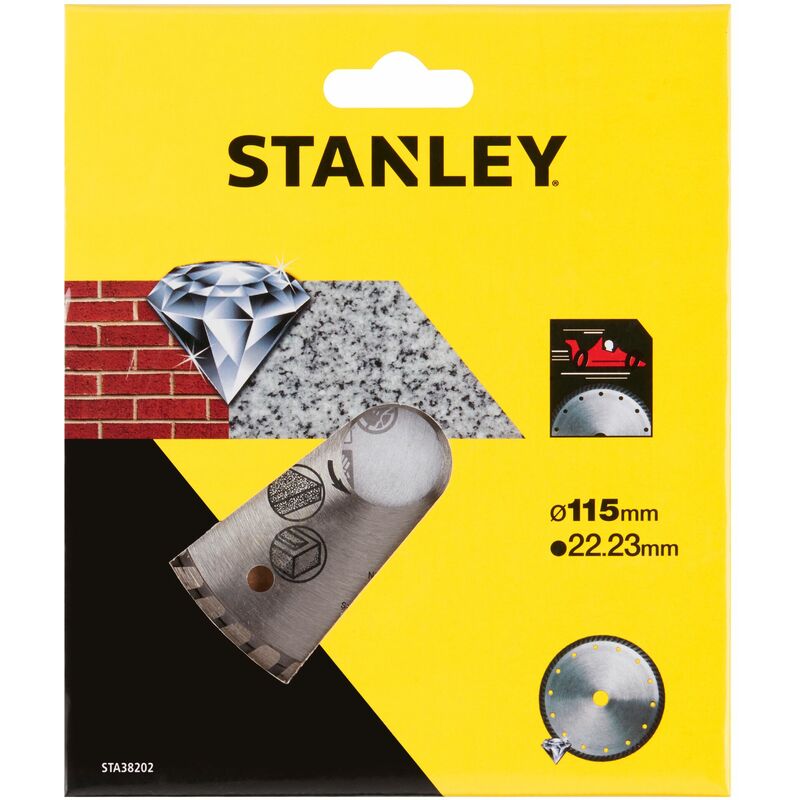 Meule diamantée continue 115mm. Découpe de granit et de brique Stanley STA38202-XJ