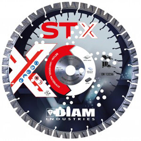 Disque diamant STX Diam alésage 22,23 125mm - DIAM INDUSTRIES - STX125