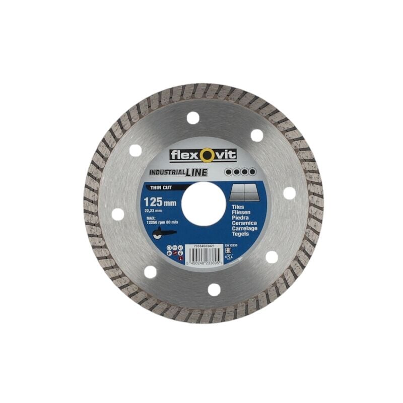 Flexovit - Disque diamant thin cut - ø 125 mm - ø alésage 22.2 mm