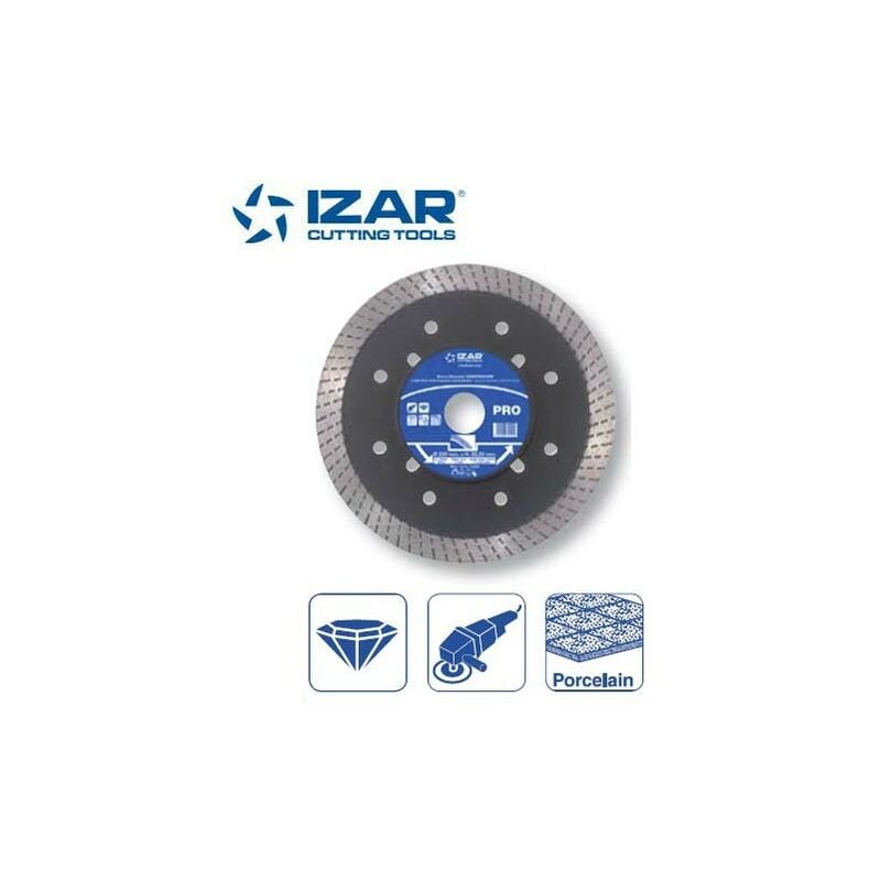 Izar - disque diamant turbo porcelaine de 115 mm