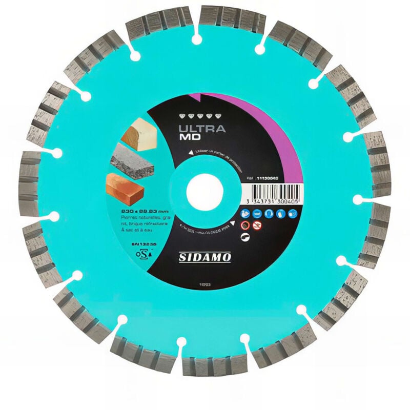 Sidamo - Disque diamant ultra md d. 125 x M14 x h 10 mm Pierres naturelles / granit - 11130039