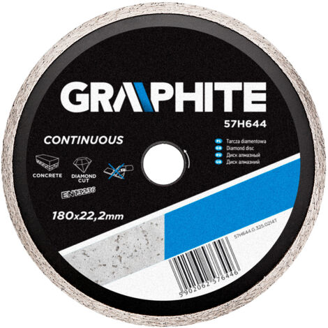 Disque diamanté 180 x 22,2 mm, massif