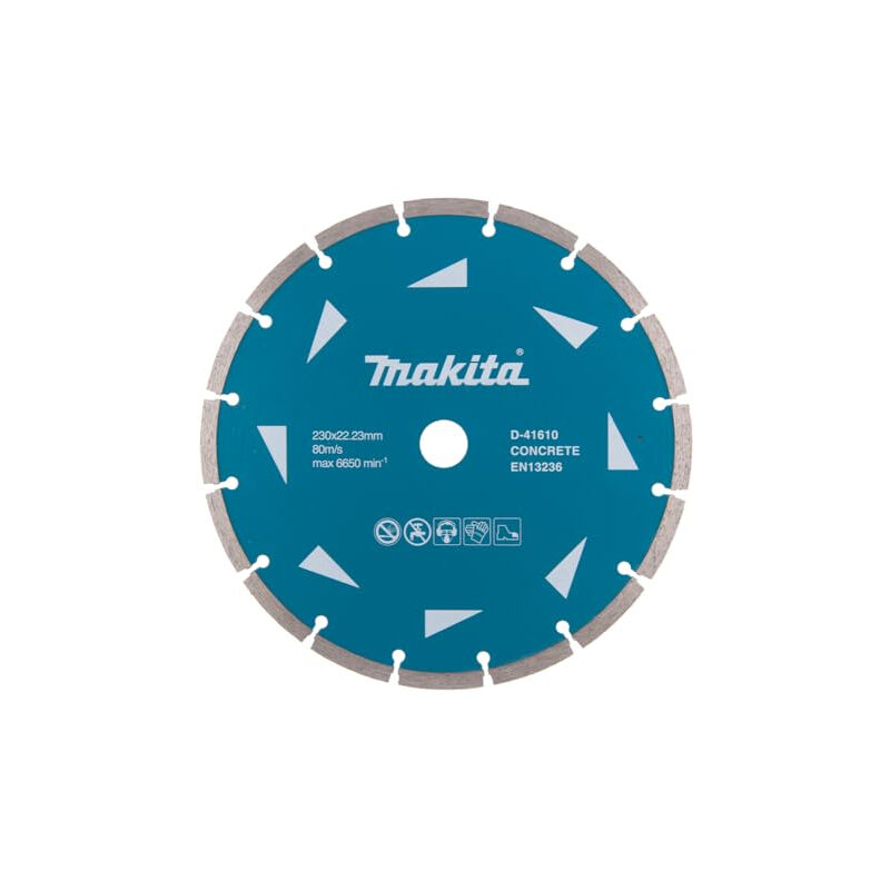 Makita - disque diamant à secteurs, à sec 230 x 22 x 23 mm D-41610