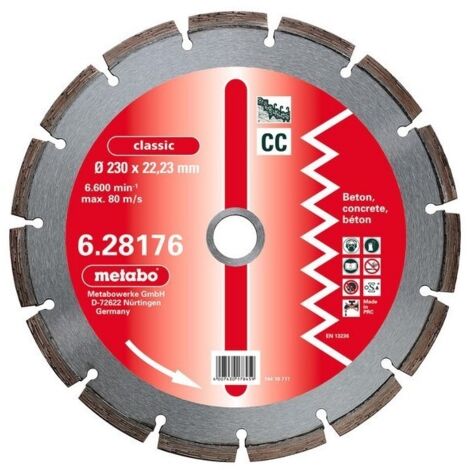 Disque diamanté 230x22,2x10mm catalytique