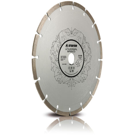 Disque diamanté professionnel offor Building Materials low, medium-low hardness, Universal basic ø230x22,2 H7