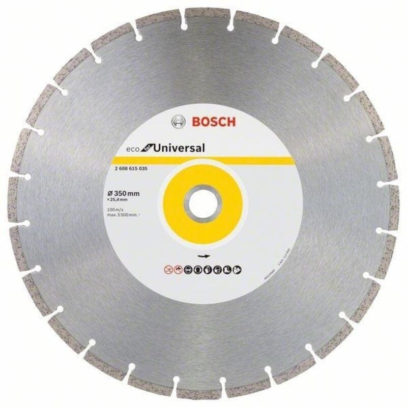 Bosch - disque diamant 350x25,4mm segmenté eco universel