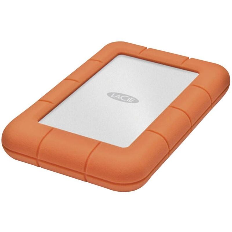 5 tb Lacie Rugged Mini Disque dur externe 2,5 usb 3.1 (Gen 1) argent, orange STJJ5000400