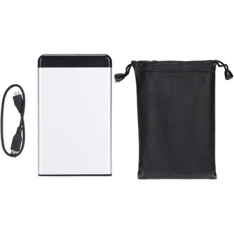 Disque Dur Externe 2TB Ultra Mince USB 3.0, Haute Vitesse Transfert, Compatible PC Windows, Portable Léger