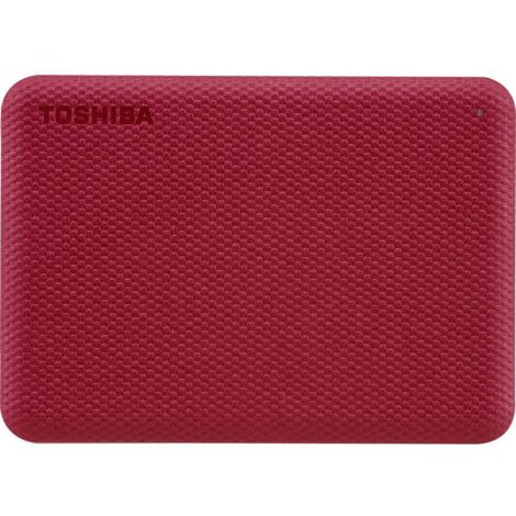 Disque dur externe - TOSHIBA - Canvio Advance - 1 To - Rouge