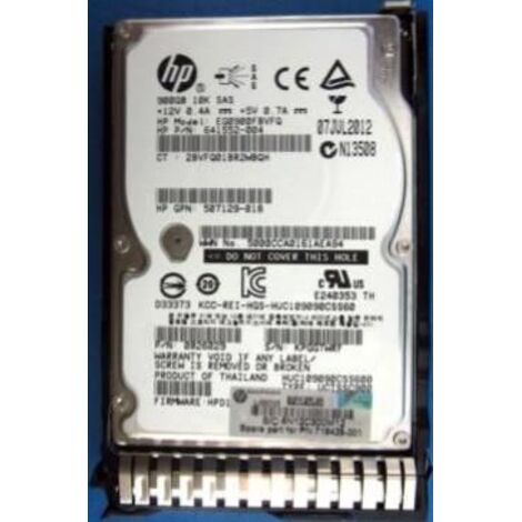 Disque dur HP Enterprise 900 Go SAS 2,5" 10 000 tr/min, 719429-001