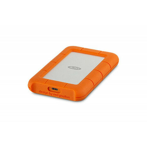 Disque dur portable LaCie Rugged 1 To USB C Orange
