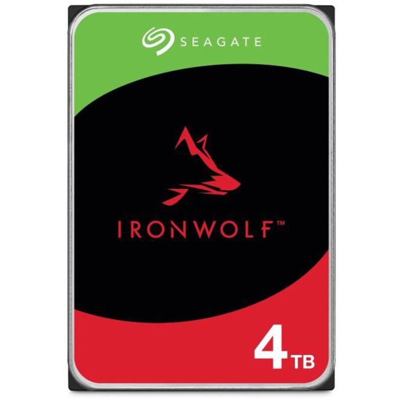 Seagate - Disque dur Interne - nas IronWolf - 4To - 3.5 - 5400 tr/min (ST4000VN006)