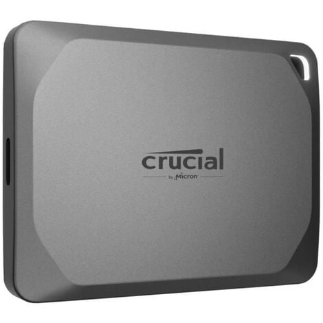 Disque dur SSD Externe - CRUCIAL - X9 Pro - 4 To - USB 3.2 Gen-2 2x2 - AES 256 bits