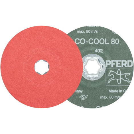 Disque en fibres COMBICLICK CO-COOL D. 125 mm granulation 80 INOX/aluminium grai (Par 25)