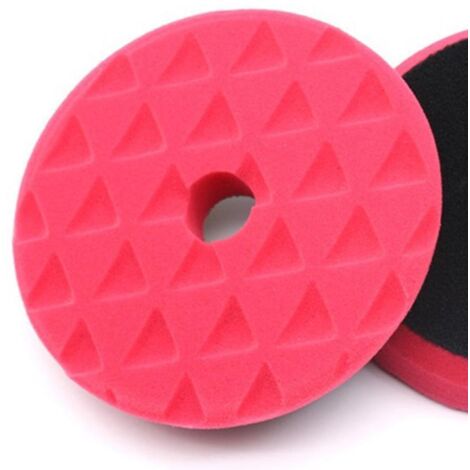 Disque éponge triangulaire 5 pouces pour polisseuse de voiture, cire, lustrage, nettoyage, adaptateur pour perceuse