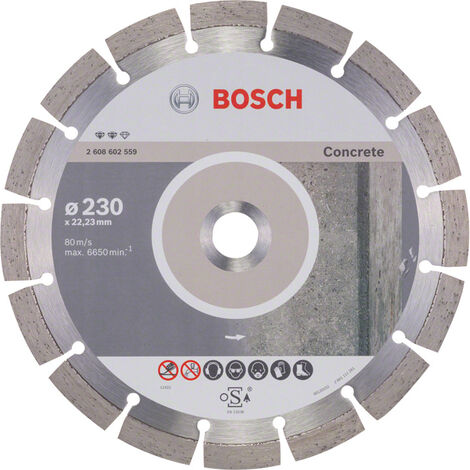 Bosch - Disque diamant pour béton dure et armé Diam230mm alésage 22,23mm