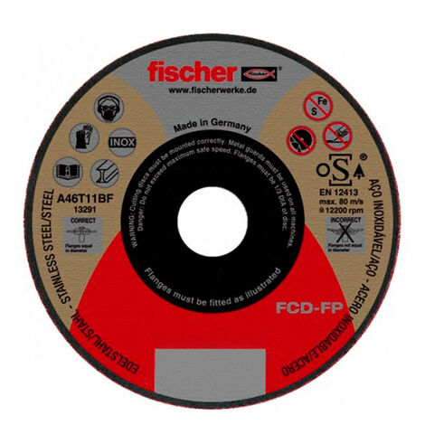 Disque Fcd-fp 115 X 1 X 22.23 Plus 531709 Fischer.