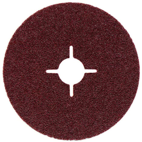 Disque fibre 115 mm P 80, corindon brun, acier, métaux non-ferreux metabo 25 pièces