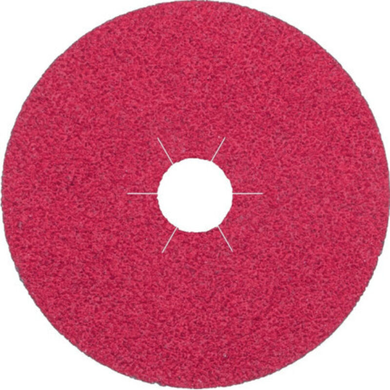 Disque fibre fs 964 act D.125mm K.120 p.INOX/STA grain céramique Klingspor Par 25)