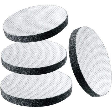 Disque Filtrant Eau - Filtre à Charbon Actif Coque de Noix de Coco - Pour Bouteilles Filtrantes - Réduction Chlore Microparticules Impuretés - Lot de 4