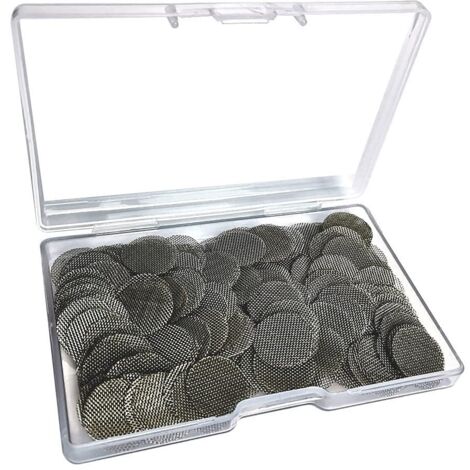 Disque filtrant pour narguilé en acier inoxydable, grille ronde dorée pour pipe à fumée, élément filtrant en acier inoxydable 304