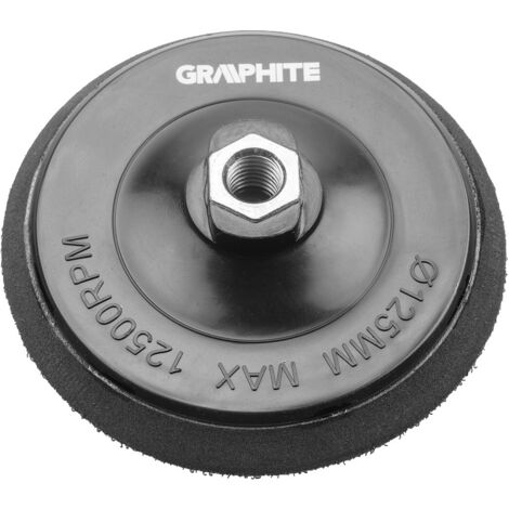 Disque flexible graphite 125 mm velcro standard pour meuleuse