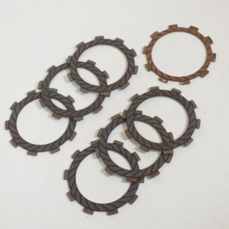 Disque garnis d'embrayage Tecnium pour moto Kawasaki 80 KX 1989 à