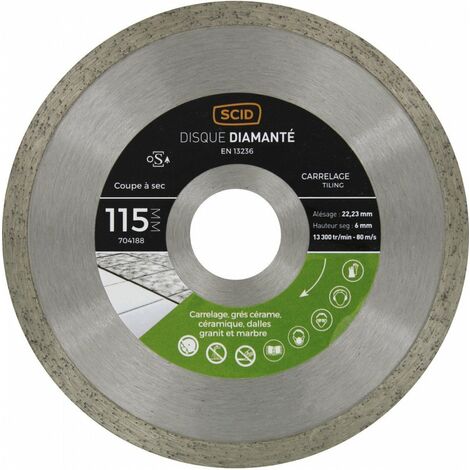 Disque Grés Cérame Et Carrelage 115 22,23