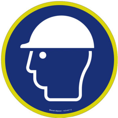 Disque Haute Visibilite 300mm Port Casque Obligatoire