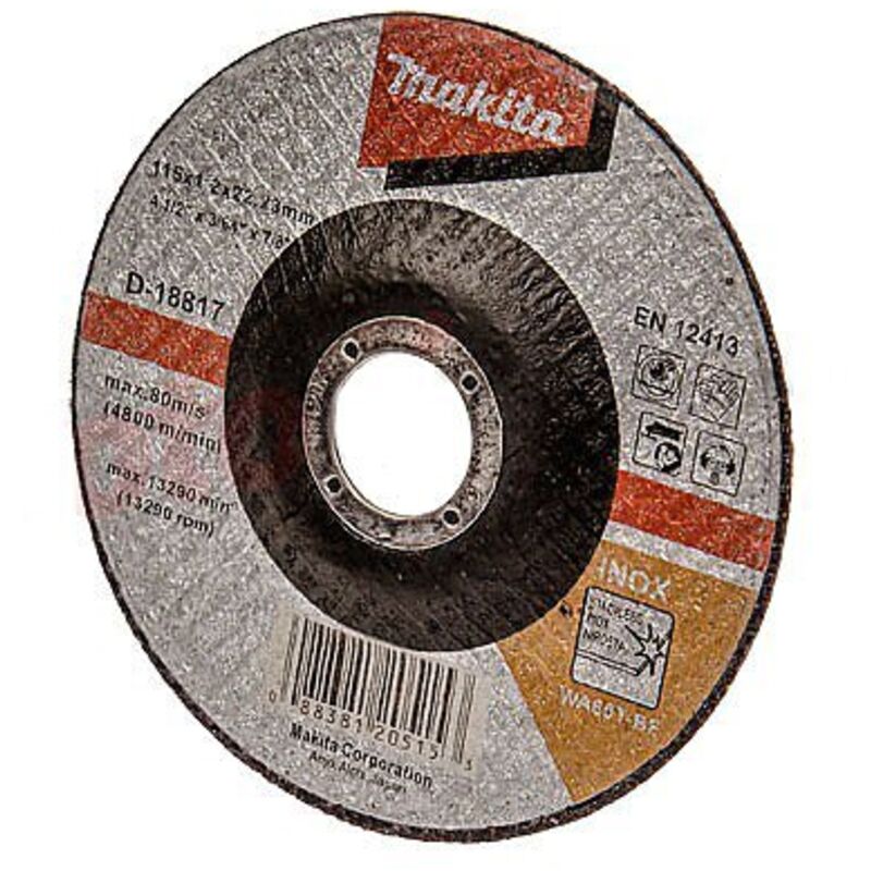 D 18817 Disque de coupe inox Makita