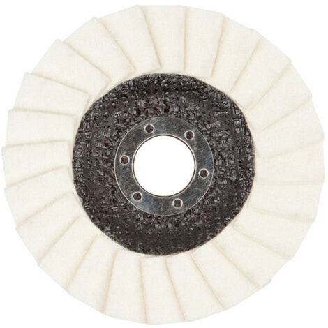 Disque lamelle feutre WOLFCRAFT 8424099 pour meuleuse Ø115
