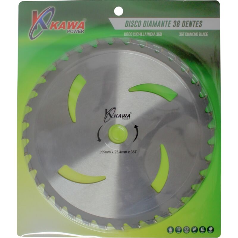 Kawapower - Disque à lames Widia avec 36 pointes pour débroussailleuse