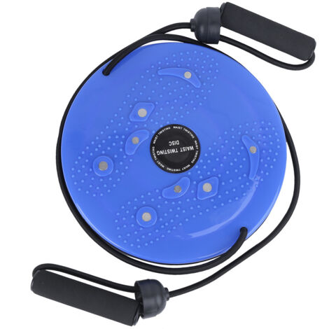 Disque magnétique multifonction pour la taille avec corde à tirer - Équipement de fitness minceur 25cm
