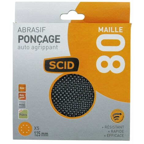 DISQUE MAILLE D125MM G80X5 SCID 243611