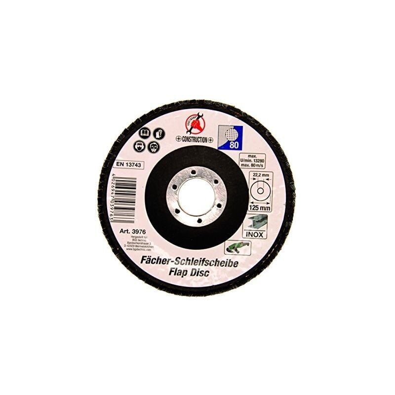 Disque à lamelles ø 125 mm grain 80