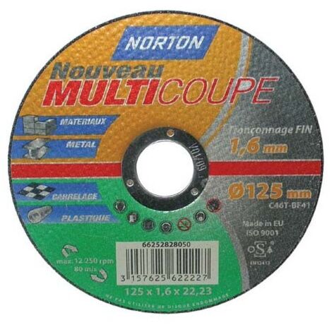 Disque multi-coupe pour matériaux de construction, NORTON, diam. 115 mm