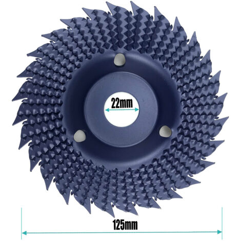 Disque Multifonction 125mm à Fils Métalliques pour Meuleuse d‘Angle – Pour Ponçage, Polissage & Décapage (Bleu)