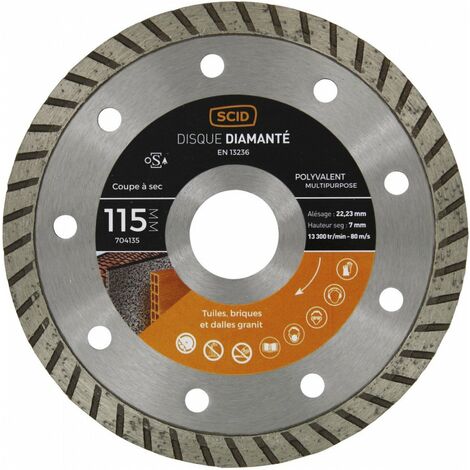 Disque Polyvalent Crènelé  115 22,23
