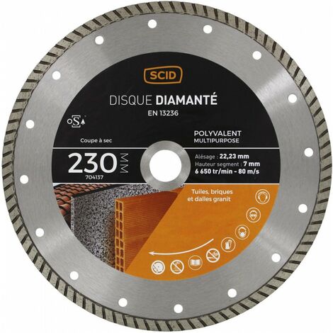 Disque Polyvalent Crènelé  230 22,23