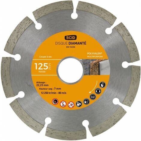 Disque Polyvalent Entrée De Gamme 125 22,23
