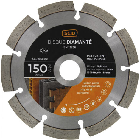 Disque polyvalent - LS 150 - 150 mm - Alésage 22,23 mm - Milieu de gamme