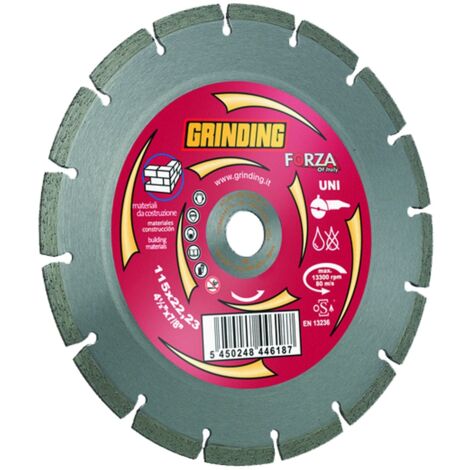 Disque pour 230 mm Gride angulaire au résumé Selvements Matériaux de découpe Matériaux de construction secteur de broyage Forza