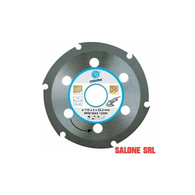 Capaldo - Disque à tronçonner bois et pvc pg 419,95 mm.230x2 patins pour meuleuse - Salon