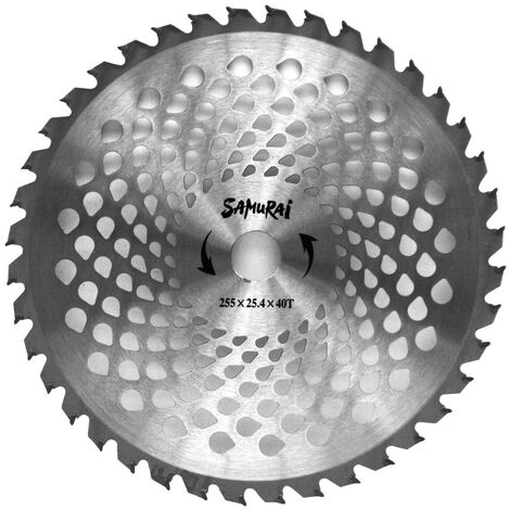 Disque pour débroussailleuse 40 dents Ø 250mm Samurai Alésage 25,4mm