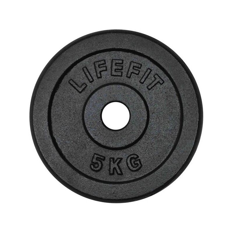 Haltère Barbell Discus Cast Iron Weight Gym Fitness Discus Gdc 5 Kg
