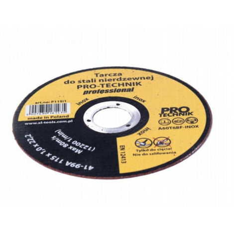 Disque Pour Métal, Plat 125x1mm, Country Inox