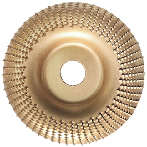 Disque pour ponçage et façonnage du bois avec trou 22mm - Diamètre 100mm, finition dorée