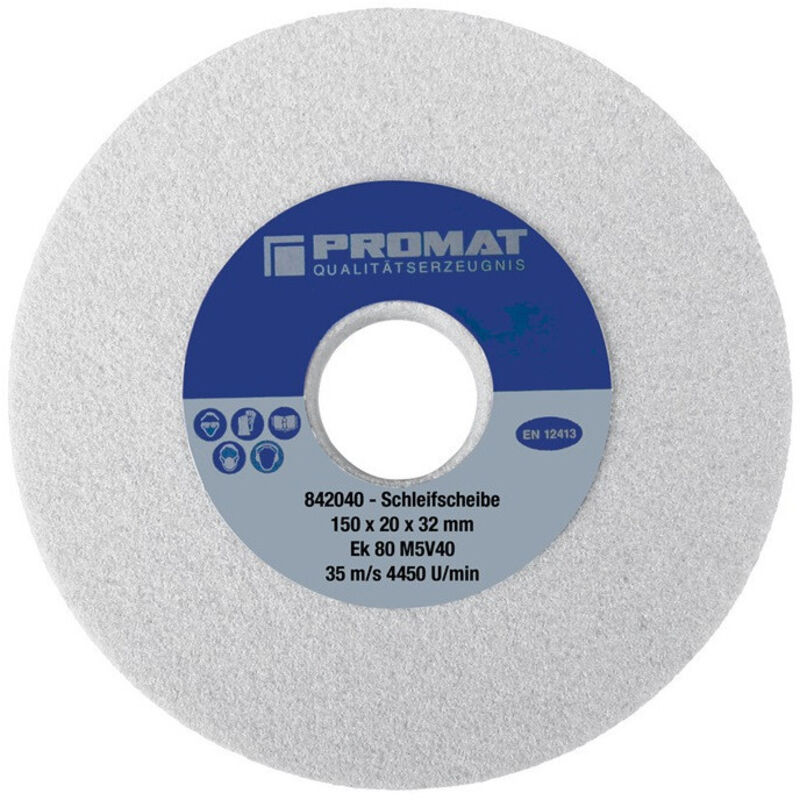 Element System - Disque pour tourets à meuler D.175xB25x32 mm fine 80 forme a oxyde d'aluminium p