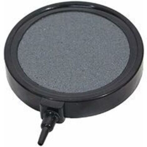 Disque Rond en Pierre pour Diffuseur Air Oxygène, Disque à Bulles d'air Aquarium, Pierre Disque Diffuseur Air Bulles pour Fish Tank Aquarium, Diamètre 13 cm