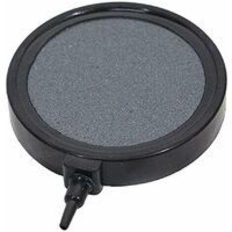 Disque Rond en Pierre pour Diffuseur Air Oxygène, Disque à Bulles d'air Aquarium, Pierre Disque Diffuseur Air Bulles pour Fish Tank Aquarium, Diamètre 13 cm